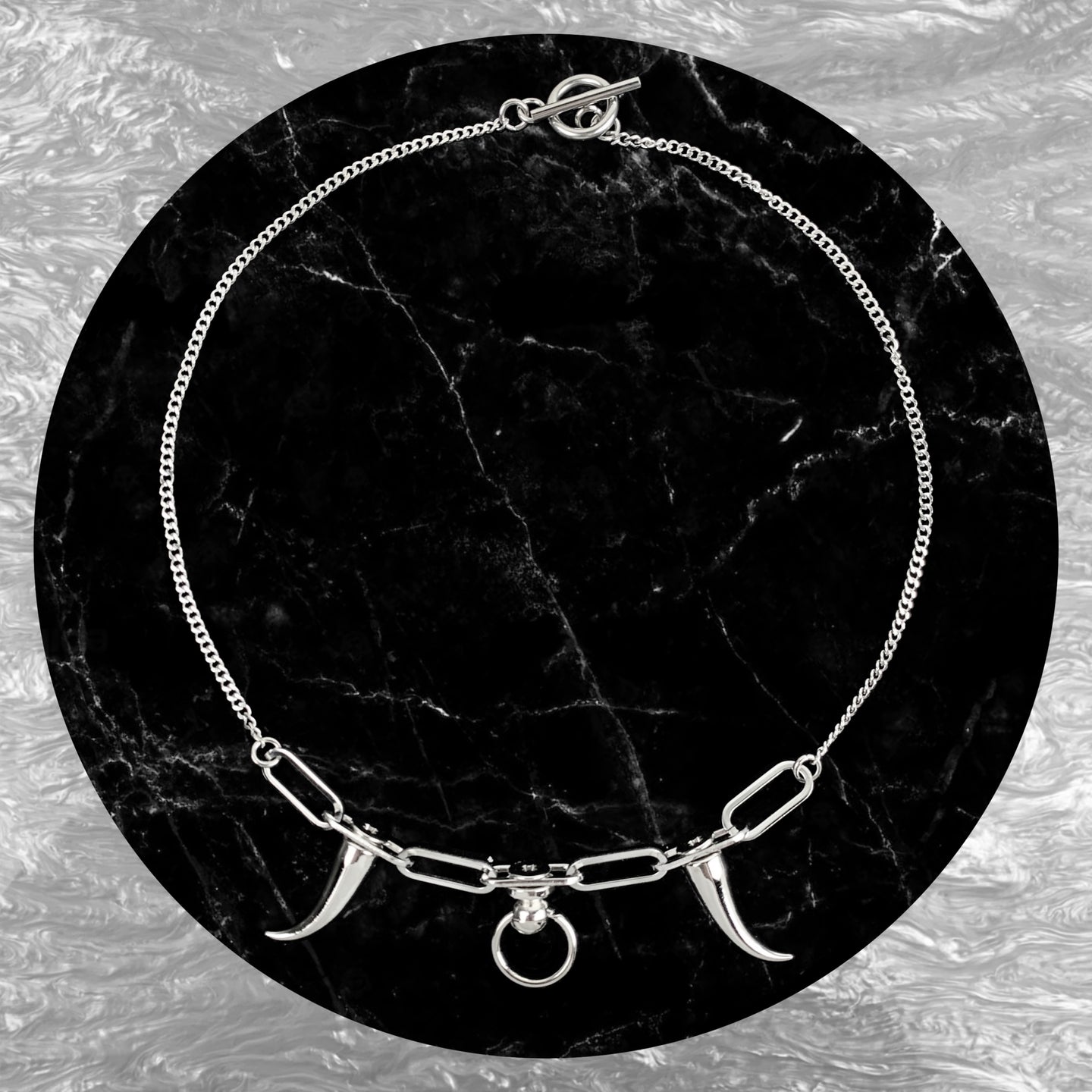 Hannya Necklace - Necklaces - While Odin Sleeps